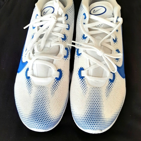 NWT 🏀 Nike Air Zoom BB NXT TB Promo White/ Game Royal size 15.5 - Picture 4 of 8